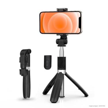 Imagem de Bastão Tripé para Celular 360º Dobrável Pau de Selfie Bluetooth Mini Controle Remoto 3...