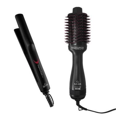 Imagem de Escova Secadora Eleganza Plus Gama e Chapinha Eleganza Plus