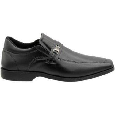 Imagem de Sapato Social West Line Sem Cadarço Aplique Metal Masculino-Masculino