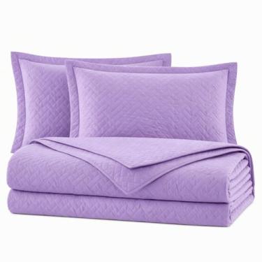 Imagem de Colcha Cocha Cobre Leito Jogo Roupa Cama Casal Padrao 3 Pçs Face Unica