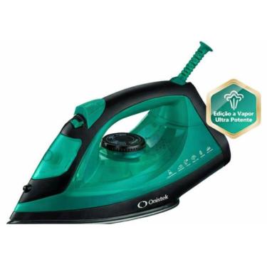 Imagem de Ferro de Passar a Vapor Black Green 127V 1200W Verde com Preto