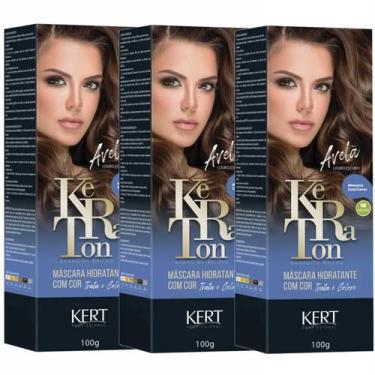 Imagem de Kit 3 Keraton Tonalizante Banho De Brilho Avela - Kert