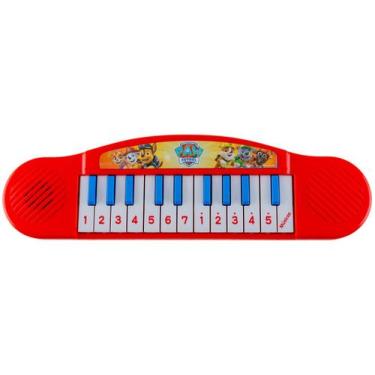 Imagem de Piano Musical Melodia Patrulha Canina Paw Patrol Candide, Colorido