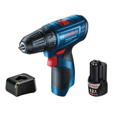 Imagem de Parafusadeira e Furadeira GSR 120-LI com 1 Bateria 12V Bivolt e Maleta