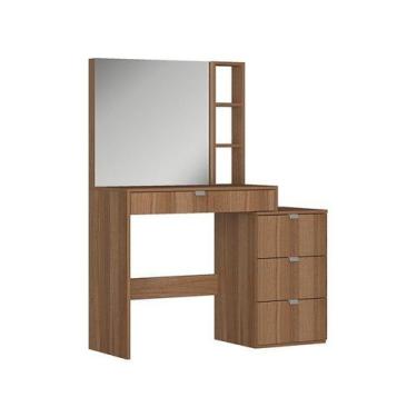 Imagem de Penteadeira com Espelho e 4 Gavetas - Montana - Emovell, Montana