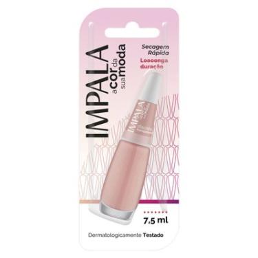 Imagem de Impala Esmalte Coral Transparente Discreto com Brilho Suave 7,5ml A Cor da Moda Vegano