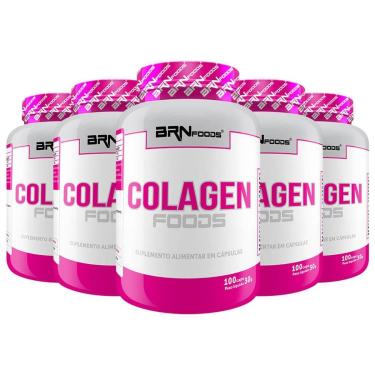 Imagem de Kit 5x Colágeno 100 Cápsulas - BRN FOODS-Unissex
