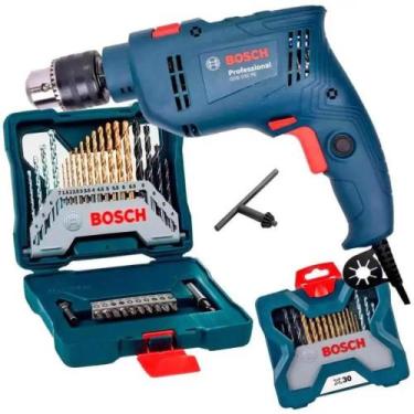 Imagem de Furadeira 1/2 POL de Impacto 550W com Reversão GSB550 + Estojo 30 Peça