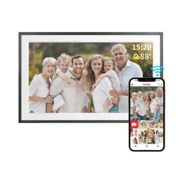 Imagem de Porta-Retrato Digital HD WiFi De 15,6 Polegadas 1920x1080 IPS Com Arma