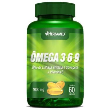 Imagem de Ômega 3, 6 e 9 Linhaça, Prímula E Borragem + Vitamina E - 60 Cápsulas 