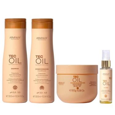 Imagem de Kit Arvensis Cosméticos Naturais Tec Oil -Shampoo & Condicionador 300m