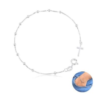 Imagem de Pulseira Terço Veneziana Em Prata 925 - MIT Joias