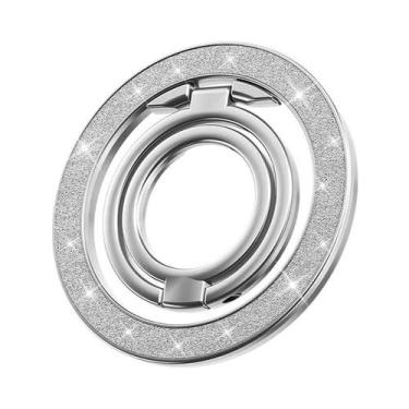 Imagem de Suporte Magnético Dupla Face Para iPhone 17 16 15 pro Samsung Com Anel