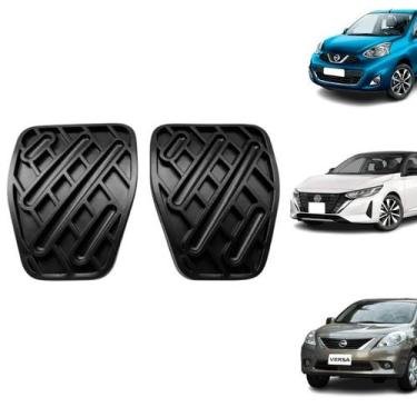 Imagem de Kit de Capa de Pedal (Freio+Embreagem) do March/Sentra/Versa - MIL PEC