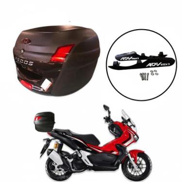 Imagem de Baú Moto Universal Awa 34 L com Suporte Adv 150, Preto
