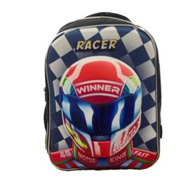Imagem de Mochila De Costas Infantil Criança Unissex Escolar Racer Winner-Unissex
