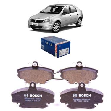 Imagem de Pastilha freio dianteira renault logan 2011 original bosch