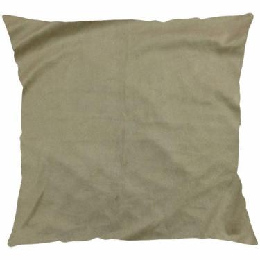 Imagem de Capa P/ Almofada Veludo Paris 43cm X 43cm - Niazitex, BEGE ESCURO