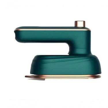 Imagem de Mini Ferro A Vapor Bivolt Portátil Viagem 180 De Passar Roupa Verde - 
