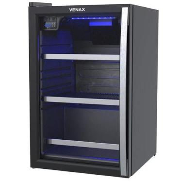 Imagem de Cervejeira Venax 102 Litros Porta Invertida Preto Fosco 220V Expvbl102