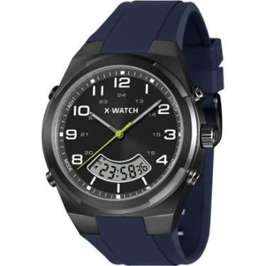 Imagem de Relógio X-Watch Anadigi Black-Masculino