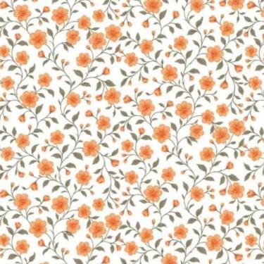 Imagem de Tecido Tricoline Floral Florença 100% Algodão - - Tecidos Caldeira, La
