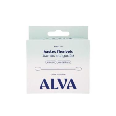Imagem de Cotonete de Bamboo e Algodão Natural Alva