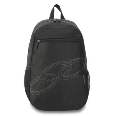 Imagem de Mochila Olympikus Basic New Estilo Casual Comnorto Efeito 3D, Preto