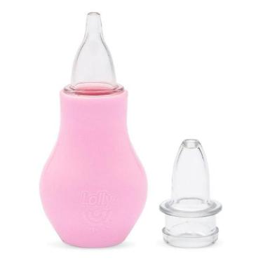 Imagem de Aspirador Nasal Bebê 2 Em 1 Respire Bem Rosa Lolly