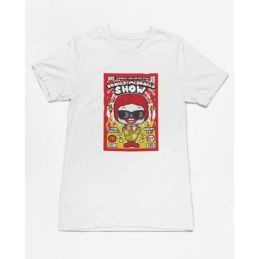 Imagem de Camiseta Poster Pop Style Inspiração MC DONALDS Estampa DTF 100% Algod