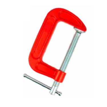 Imagem de Grampo tipo c 6'' profissional ferro para carpintaria - ROTONY