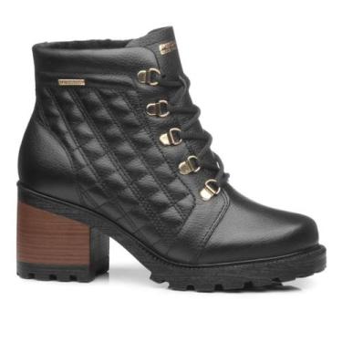Imagem de Bota Coturno Pegada Em couro Preto 281308, 35
