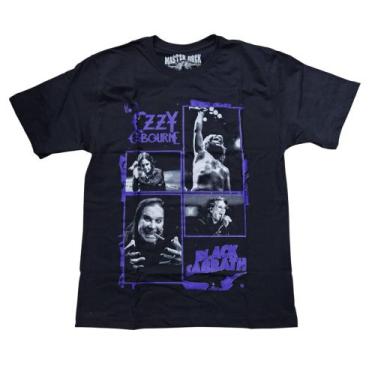 Imagem de Camiseta Ozzy Osbourne Blusa Banda Rock Unissex Mr462 - Bandas, Preto,