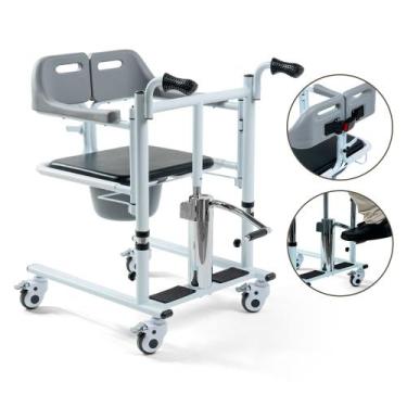 Imagem de Cadeira De Rodas De Transferência Acamados Higiênica 135kg Hidrolight