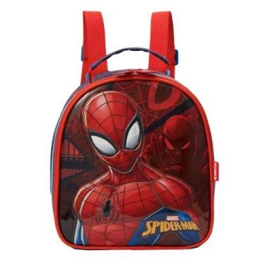 Imagem de Lancheira Escolar Termica Xeryus Spiderman Homem Aranha, Vermelho