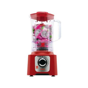 Imagem de Liquidificador Arno Power Max 1400 LN56 Vermelho 15 Velocidades 1400W,