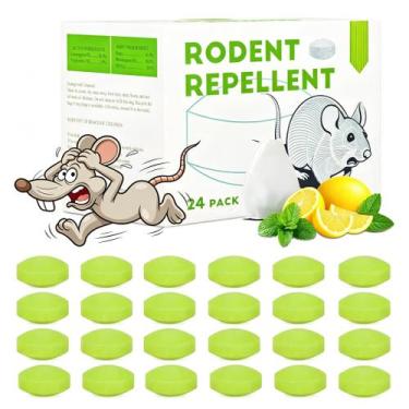 Imagem de Repelente de Ratos INPBCGZI 24 Unidades com Bolas de Óleo de Hortelã-P