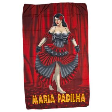 Imagem de Canga de praia Orixás em poliéster - Corpo Dourado Moda Praia, Maria p