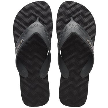 Imagem de Havaianas Track Waves Preto/Cinza Chumbo
