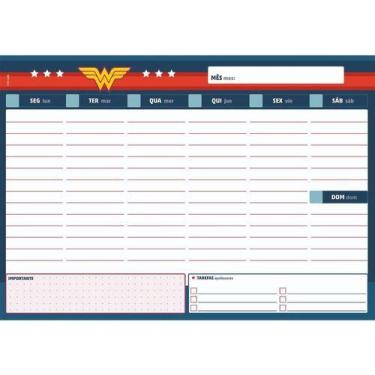 Imagem de Planner De Mesa Mulher Maravilha  297x210mm 52fls - Jandaia