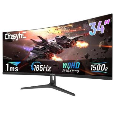 Imagem de Monitor ChzsyhC 34" Ultrawide Curvo 165Hz WQHD FreeSync
