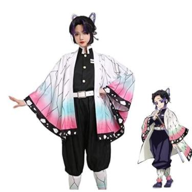 Imagem de Kimono Shinobu Kocho Demon Slayer Anime - Tenda Medieval, M
