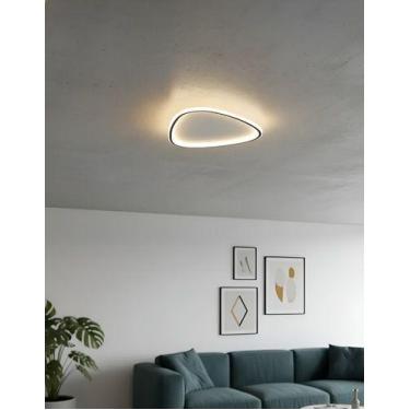 Imagem de Plafon Sobrepor Delta 30w Led Multicor Orgânico Bivolt - Embuled  Bela