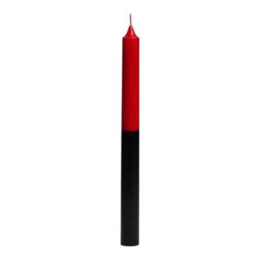 Imagem de Vela Preta e Vermelha das Almas Bicolor 1 Unidade  Proteção, Força Esp
