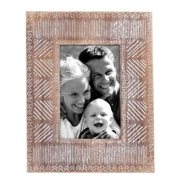 Imagem de Porta Retrato Em Madeira 15X10cm - Btc