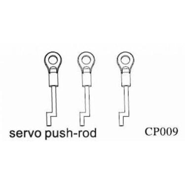 Imagem de Haste de Comando CP009 Servo Push Rod Helicoptero RC Reposicao - Drive