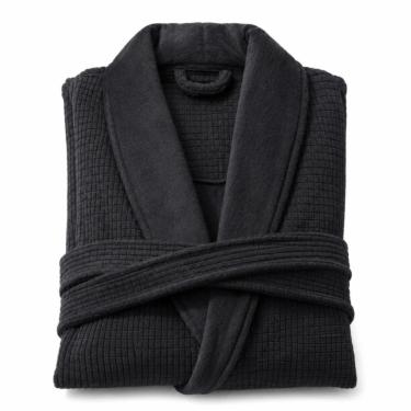 Imagem de Roupão D'luxe Casa K Poliéster Único 1 Preto Unissex Kacyumara