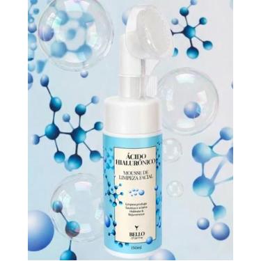 Imagem de Mousse de Limpeza Facial Ácido Hialurônico 150ml Bello Charme Oficial