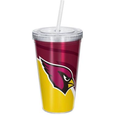 Imagem de Copo Com Canudo Luxo NFL Arizona Cardinals-Unissex