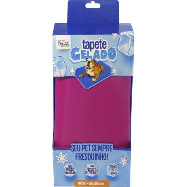 Imagem de Tapete Gelado The Pets Brasil Rosa - Tam. M